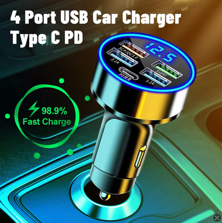 ChargeMax – Multi-Port Cigarette Lighter Charger